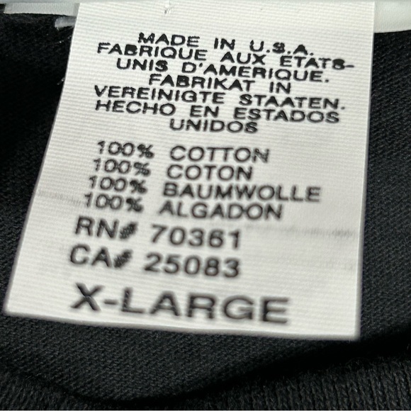 VTG 90s Universal Studios Florida T-Shirt SS Black Souvenir Embroidered New XL - Picture 4 of 7